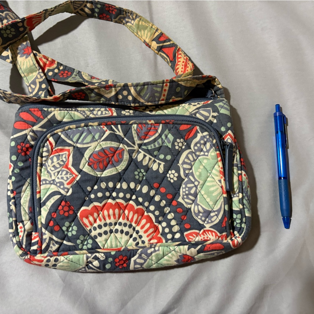 Vera Bradley Floral Quilted Crossbody Bag